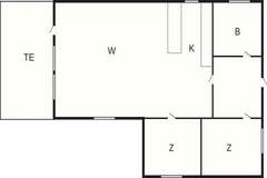 Ferienhaus - Ferienunterkunft in Ansager (5 Personen)