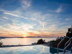 Ferienhaus - Ferienhaus Omnia Villa 2 - ''Beheizter'' Pool, herrlicher Meerblick