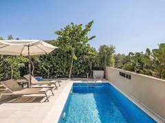 Ferienhaus - Ferienhaus Villa Anthos - Luxuriöse 1-BDR Villa, ''Beheizter'' Pool