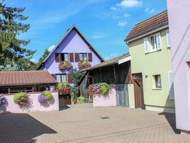 Ferienwohnung - Ferienwohnung Résidence jaune et rose