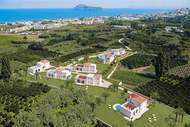 Ferienhaus, Exklusive Unterkunft - Caldera Villas Platanias - 3-bedroom villa 200 qm - Ferienunterkunft in Platanias (9 Personen)