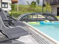 Ferienhaus - Ferienhaus Premium mit Sauna, Sommer-Pool & Hot Tub