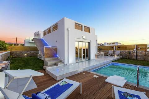 Thalasses Villa 1 - Ferienunterkunft in Pigianos Kampos (4 Personen)