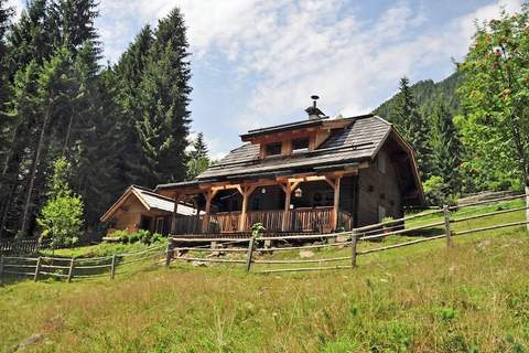 Almhütte im Walde - Ferienunterkunft in Kolbnitz-Teuchl (4 Personen)
