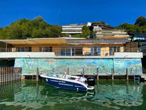 Ferienhaus Seestern direkt am See  in 
Ennetbrgen (Schweiz)