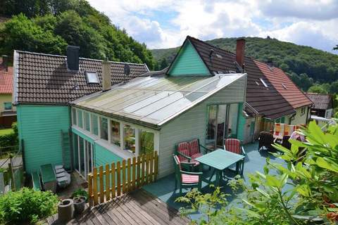 Grand Chalet am Bergflüsschen - Ferienunterkunft in Herzberg am Harz (15 Personen)