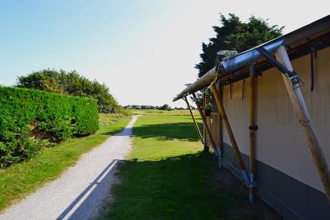 Luxe safaritent op Ameland - Ferienunterkunft in Hollum (4 Personen)