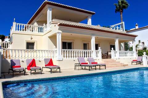Luxe villa in Javea met panoramisch uitzicht - Ferienunterkunft in Javes (8 Personen)