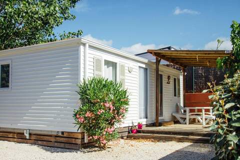 Caravanpark Mas des Lavandes Sérignan - Mobilhome Confort Plus 2ch 4-5 pers - Ferienhaus (Mobil Home) in Serignan (5 Personen)