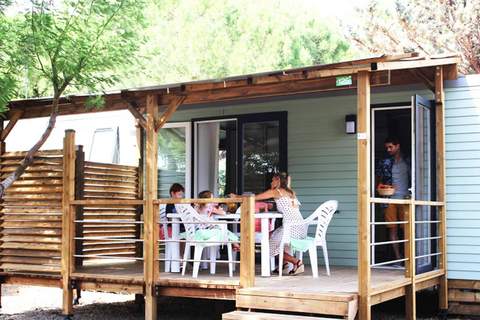 Caravanpark Mas des Lavandes Sérignan-Mobilhome ConfortPremium TVclim 3ch 6p - Ferienunterkunft in Serignan (6 Personen)
