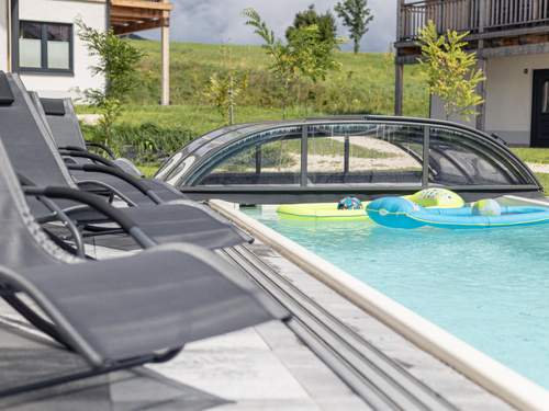 Ferienhaus Premium mit Sauna, Sommer-Pool & Hot Tub