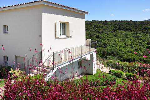 Holiday residence Ea Bianca, Baja Sardinia-Trilo 6 mit Meerblick frontal/seitlich - Ferienunterkunft in Baja Sardinia (SS) (6 Personen)