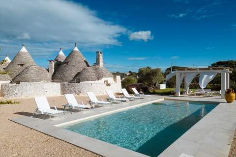 Trulli Petralux in Valle d'Itria - Ferienunterkunft in Ostuni (6 Personen)