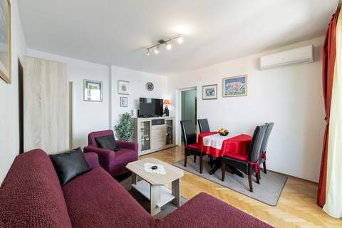 Blue Harmony Sea View Apartment - Two Bedroom Apartment with Balcony and Sea View - Ferienunterkunft in Dubrovnik (4 Personen)