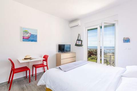 Apartments Villa Lukas - ''No.2'' Studio Apartment with Balcony and Sea View - Ferienunterkunft in Cavtat (2 Personen)