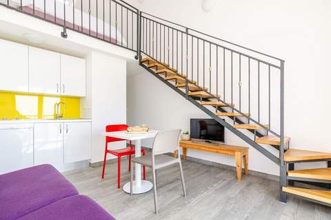 Apartments Villa Lukas - ''No.10'' Gallery Studio Apartment with Balcony and Sea View - Ferienunterkunft in Cavtat (3 Personen)