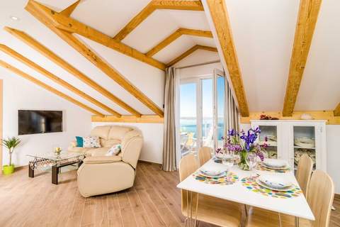 Apartments Knego - Two Bedroom Apartment with Balcony and Sea View - Ferienunterkunft in Mlini (4 Personen)