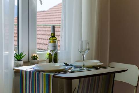 Apartments Knego - One Bedroom Apartment with Balcony and Sea View - Ferienunterkunft in Mlini (2 Personen)