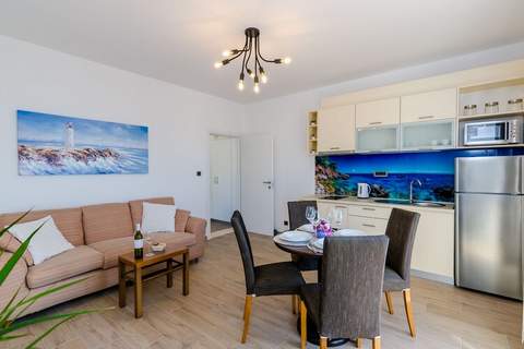Apartments Knego - Comfort One Bedroom Apartment with Balcony and Sea View - Ferienunterkunft in Mlini (2 Personen)