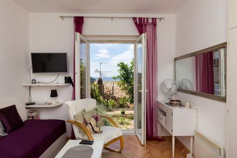 Apartment Purple Rain - Studio Apartment with Terrace and Sea View - Ferienunterkunft in Dubrovnik (2 Personen)