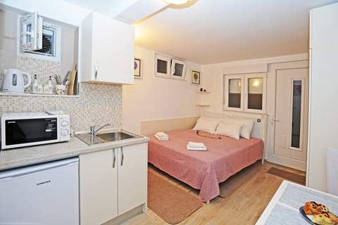 Nika Family Apartments - Basic Studio Apartment with External Terrace and Sea View (A5) - Ferienunterkunft in Dubrovnik (2 Personen)