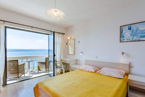 Villa Kosa - Studio Apartment with Balcony and Sea View - Ferienunterkunft in Brela (2 Personen)