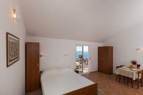 Villa Dubravka - Premium Studio Apartment with Balcony and Sea View (Apartman 2) - Ferienunterkunft in Mlini (2 Personen)