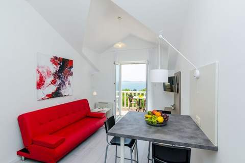 Villa Panorama Dubrovnik (A4) - Premium One Bedroom Apartment with Terrace and sea View - Ferienunterkunft in Mlini (3 Personen)