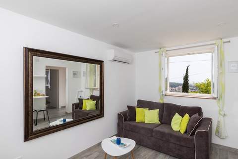 Apartment Semi - One Bedroom Apartment with Terrace and Sea View - Ferienunterkunft in Dubrovnik (2 Personen)