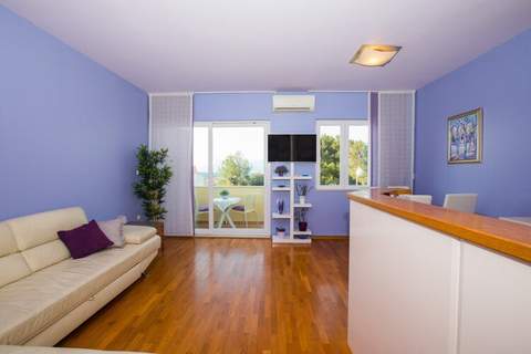 Apartment 3 beaches with free parking - Two Bedroom Apartment with Balcony and Sea View - Ferienunterkunft in Dubrovnik (4 Personen)
