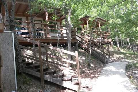 La Verna Confort bungalow - Ferienunterkunft in Chiusi della Verna (AR) (4 Personen)