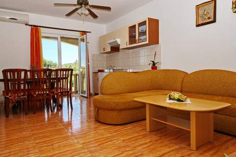 Apartments Veselka, Lumbarda - One Bedroom Apartment with Terrace and Sea View (Apt 7) - Ferienunterkunft in Lumbarda (4 Personen)