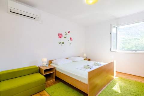 Apartment & Rooms Maždin - Triple Room with Mountain View ( Soba Standard ) - Ferienunterkunft in Slano (3 Personen)