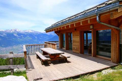 Egg SAUNA & LUXURY chalet 16 pers - Ferienunterkunft in Veysonnaz (16 Personen)