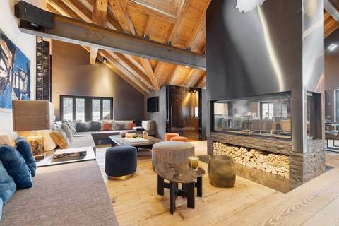 Modern Luxury Duplex In Central Gstaad - Ferienunterkunft in Gstaad (8 Personen)