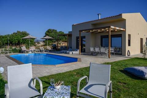 Jason Panorama Villa 1 - Ferienunterkunft in Rethymno (7 Personen)