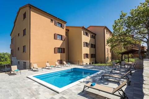 Cesare 5-Modern Apartment with Shared Pool - Ferienunterkunft in Liznjan (6 Personen)