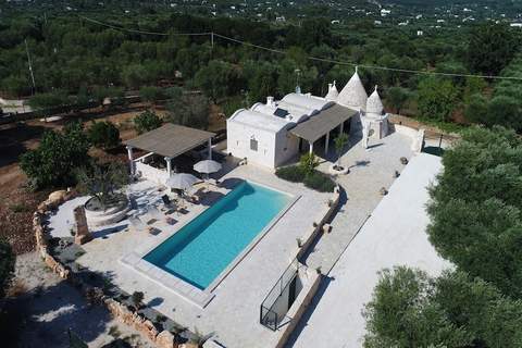 Villa Trulli dell'amore mit beheiztem Pool in Ostuni - Ferienunterkunft in Ostuni (6 Personen)