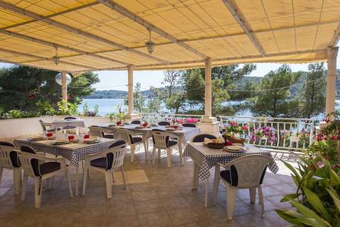 Villa Malfi - Standard Double Room with Sea View (S3) - Ferienunterkunft in Zaton (2 Personen)