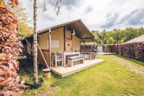 Safari tent 'Vos' | 2 - 5 people - Ferienunterkunft in Voorthuizen (5 Personen)