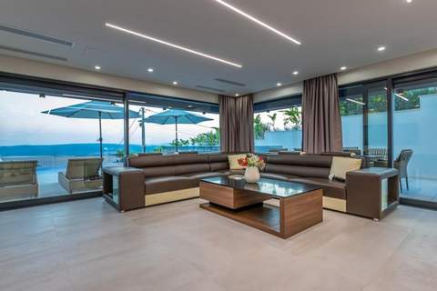 Lorena Stylish Sea View Villa - Four Bedroom Villa with Private Pool - Ferienunterkunft in Crikvenica (8 Personen)