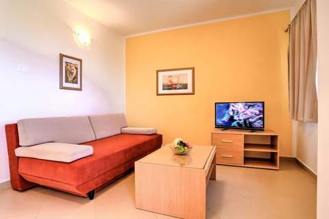 Wonderful Brsec Apartments with Sea View and Shared Pool - Standard One Bedroom Apartment with Balcony and Sea Views 1 - Ferienunterkunft in Brsec (4 Personen)