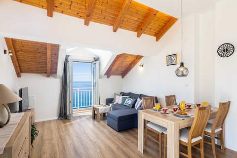 Apartment M&K - Two Bedroom Apartment with Balcony and Sea View - Ferienunterkunft in Mlini (4 Personen)