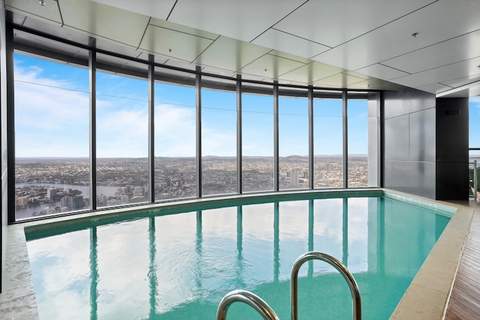Breathtaking City Views 1-Bed with Pool, BBQ & Gym - Ferienunterkunft in Brisbane City (2 Personen)