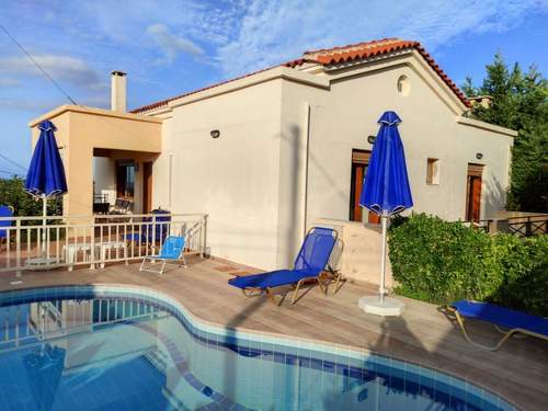 Ferienhaus Villa Stefanos, Meerblick, privater Pool, Rethymno