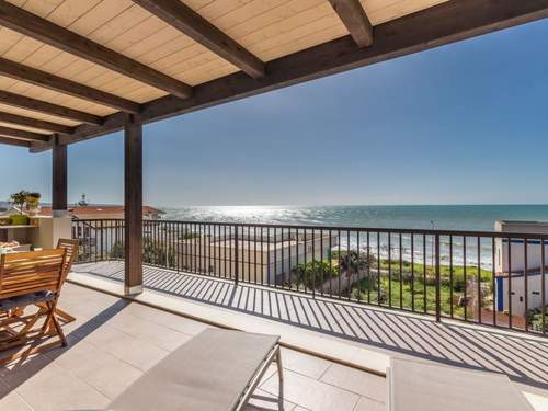 Ferienwohnung Appartement in Donnalucata mit Möblierter Terrasse und Meerblick