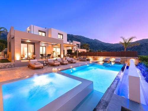 Ferienhaus Villa Minoas Grand mit Blick auf das Wasser