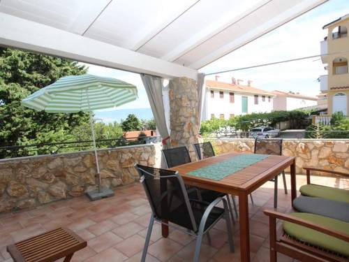 Ferienwohnung Appartement in Baška mit Eigener Terrasse