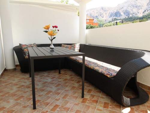 Ferienwohnung Appartement in Baška mit Eigener Terrasse