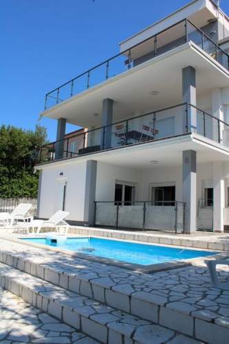 Ferienwohnung Appartement mit Terrasse, Meerblick, Jacuzzi, Außenpool